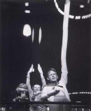 Imogen Cunningham and Grandchildren at Fun House, San Francisco