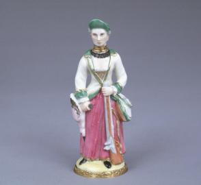 Scent bottle in the form of a huntress