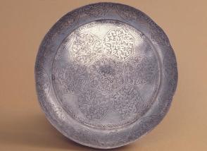 Silver bowl with arabesques