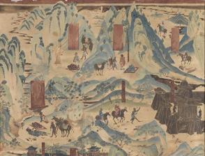 Landscape with the Parable of the Illusory City from the Lotus Sutra