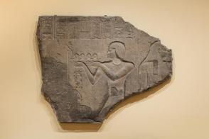 Relief with Ptolemy II making an offering to a god