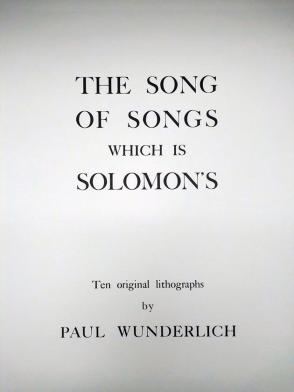 The Song of Songs which is Solomon's