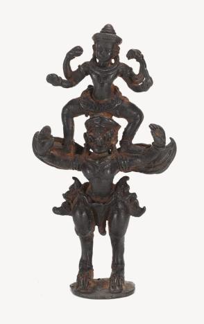 Vishnu riding Garuda