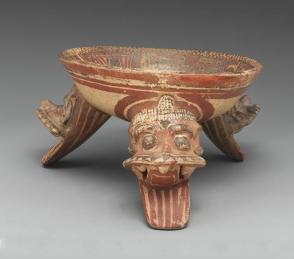 Bowl with animal head legs