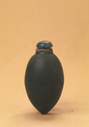 Miniature Snuff Bottle in Shape of an Olive