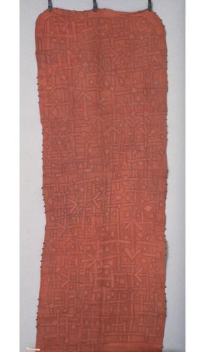 Woman's appliqued dance skirt