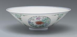 Bowl with floral medallions