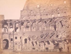 The Interior of the Coliseum and the Christian Shrines, Rome