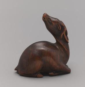 Netsuke modeled as deer