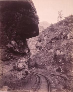 Hanging Rock, Clear Creek Cañon, [Colorado]