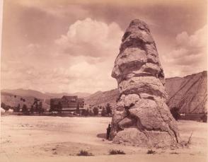 Liberty Cap and Hotel, Yellowstone National Park