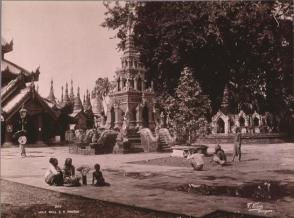 Holy Well, S.D. Pagoda,#399, From the Album Souvenir of Burmah, 1902, M.J. Heney