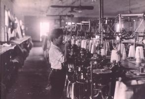 Knitter in Hoisery Mill, Alabama