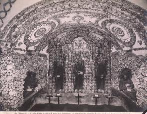 #6124, Roma, Chiesa Di S. Maria Della Concezione Una Delle Cappelle Mortuarie Decorata Conle Ossa Dei Cappuccini IVI Selpolti