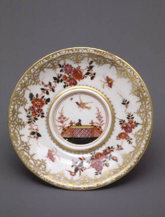 Stand (presentoire) for a broth bowl (écuelle)