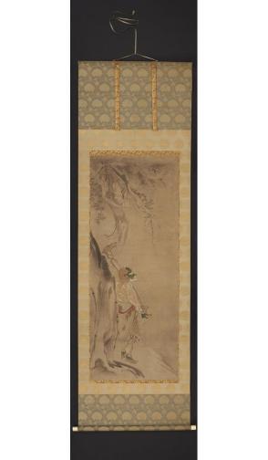 Demon with zither