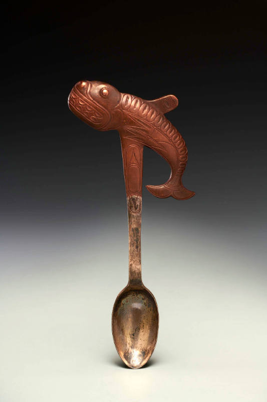 Spoon with whale design