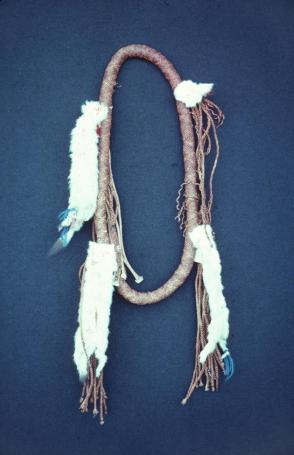 Red cedar bark neck ring