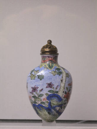 Snuff bottle:  Trees, Flowers and Insects