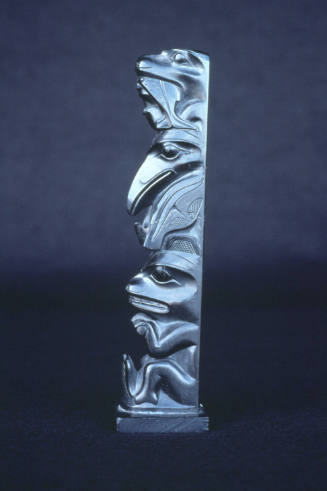 Argillite Model Totem Pole