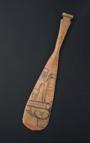Model canoe paddle
