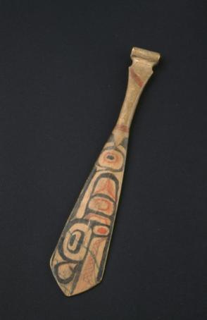 Model canoe paddle