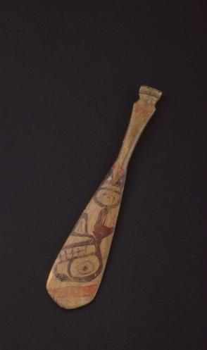 Model canoe paddle