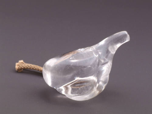 Rock Crystal Model of an Eggplant