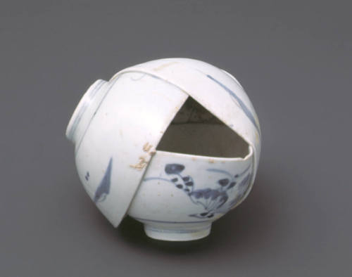 Three kiln-waste bowl