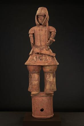 Haniwa warrior figure