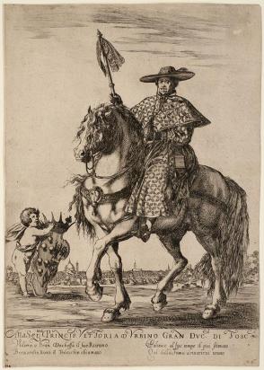 Equestrian portrait of Bernardin Ricci, called Il Tedeschino
