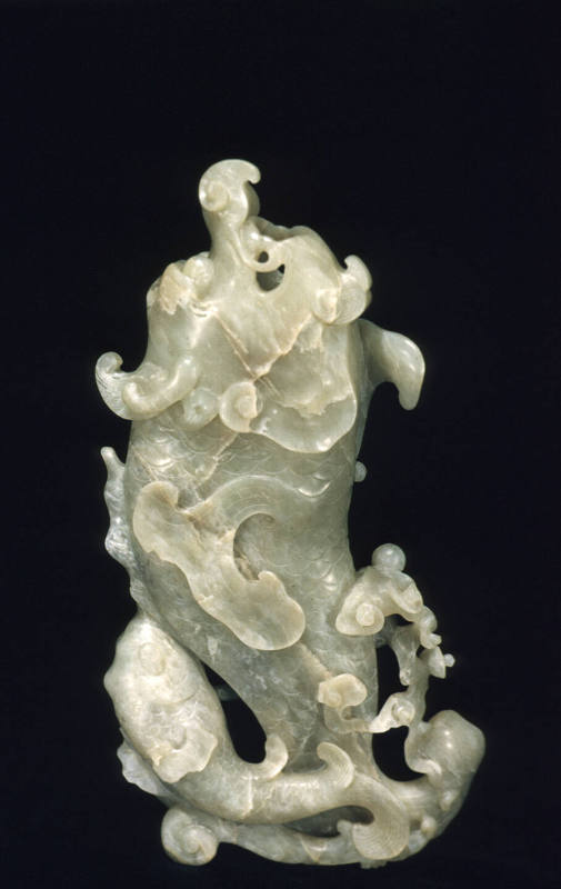 Vase in shape of carp