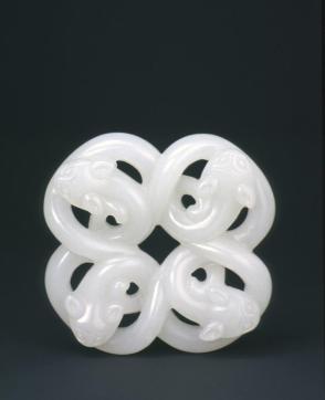 Entwined snake pendant