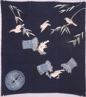 Wrapping cloth (furoshiki) - three panel