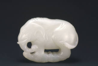 Elephant carving