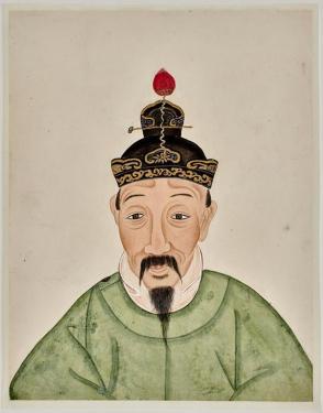 Portrait of a Manchu official