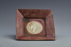 Plate with decoration