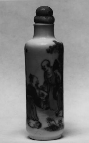 Snuff bottle:  Three Laughters of the Tiger Gorge