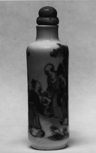 Snuff bottle:  Three Laughters of the Tiger Gorge