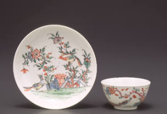 Teabowl and saucer