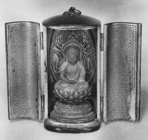 Portable Shrine: Seated Amitabha (Amida)