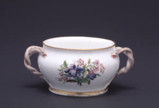 Snake-handled bowl