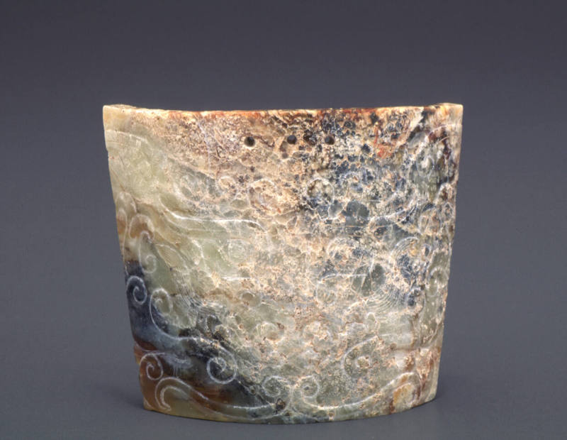 Curved plaque or cuff ornament