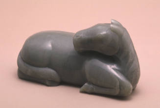 Recumbent horse