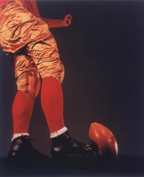 Football Kick (from a 1985 portfolio)