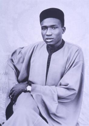 Bamako, Seated Man with Black Hat #134, 1951-1952