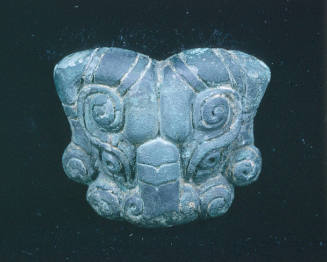 Bronze animal head buckle