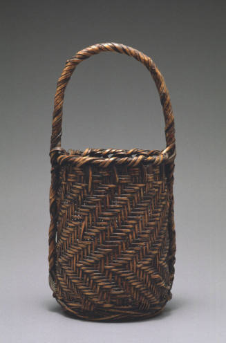Cylindrical Ikebana Basket
