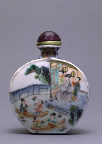 Famille verte snuff bottle