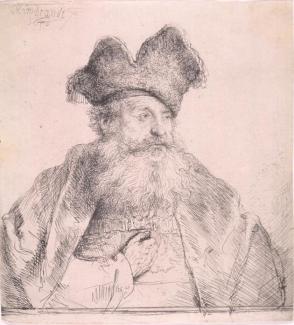 Old Man with a Divided Fur Cap